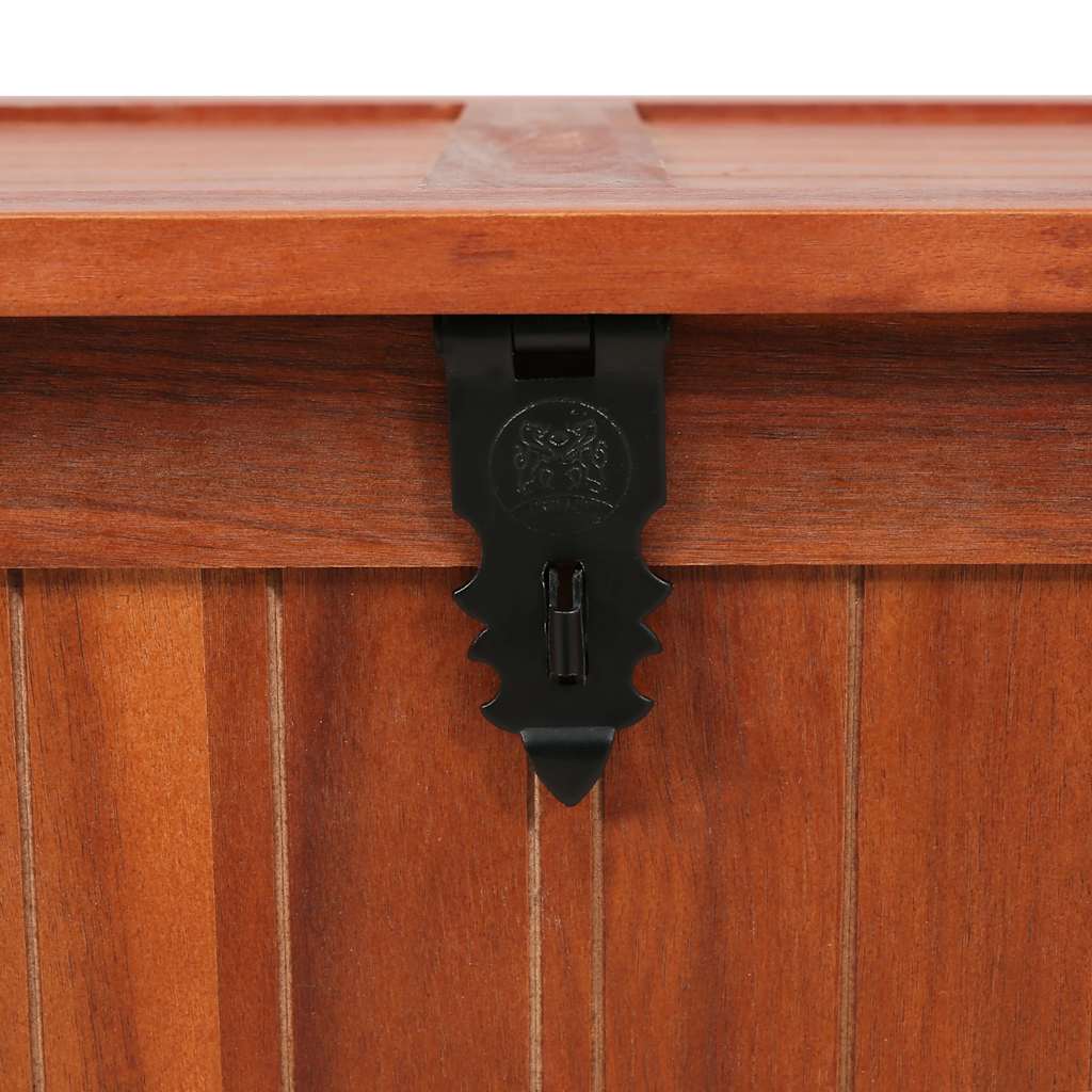 vidaXL Storage Chest | Brown | Solid acacia wood, MDF | 79 x 34 x 32 cm