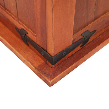 vidaXL Storage Chest | Brown | Solid acacia wood, MDF | 79 x 34 x 32 cm