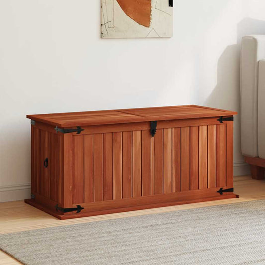 vidaXL Storage Chest | Brown | Solid Acacia wood, MDF | 90 cm x 45 cm x 40 cm
