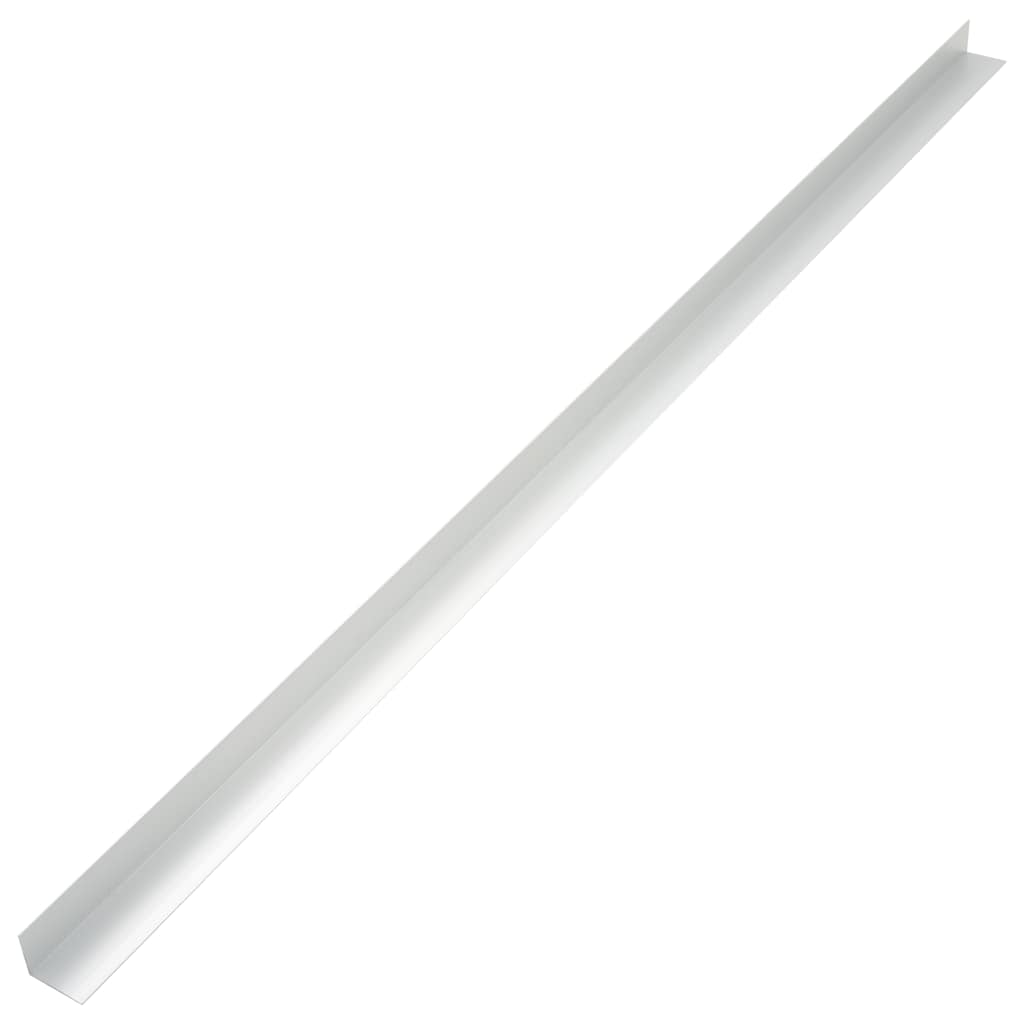 vidaXL 5 pcs Decking Angle Trims Aluminium 170 cm Silver