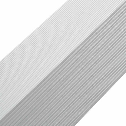vidaXL 5 pcs Decking Angle Trims Aluminium 170 cm Silver