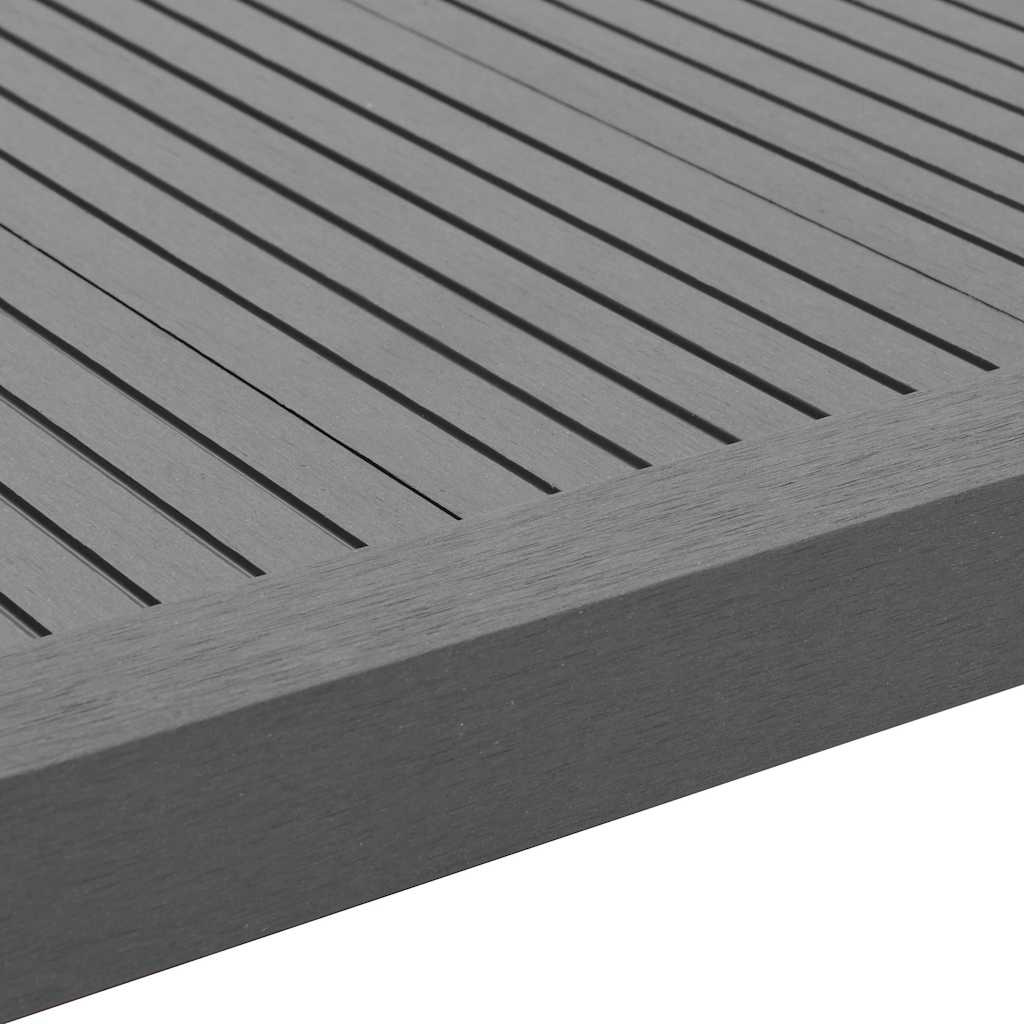 vidaXL 5 pcs Decking Angle Trims WPC 170 cm Grey