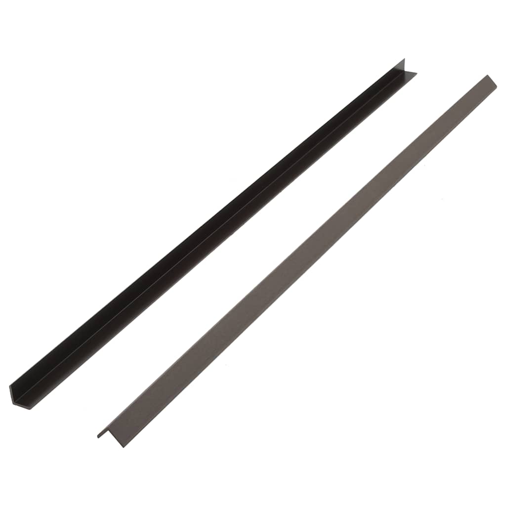 vidaXL 5 pcs Decking Angle Trims WPC 170 cm Dark Brown