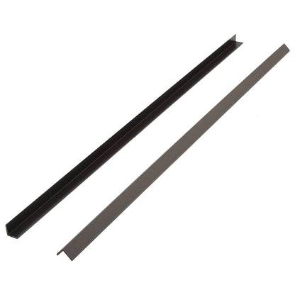 vidaXL 5 pcs Decking Angle Trims WPC 170 cm Dark Brown
