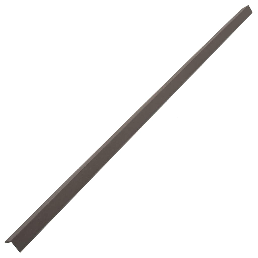 vidaXL 5 pcs Decking Angle Trims WPC 170 cm Dark Brown
