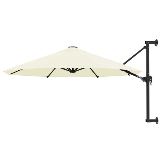 vidaXL Parasol | Sand | Polyester, Metal | 300 cm diameter | Tiltable | Parasol