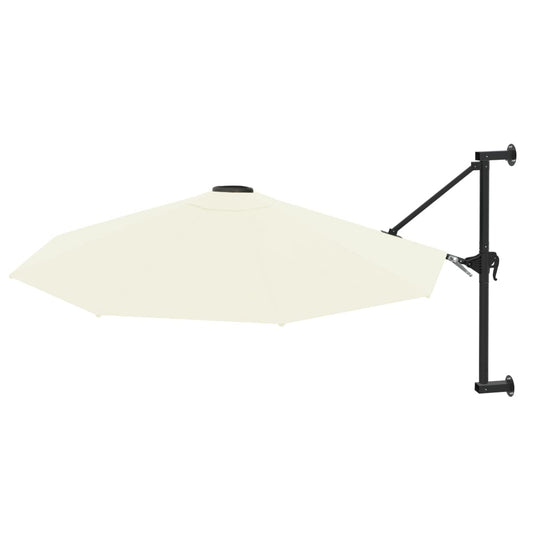 vidaXL Parasol | Sand | Polyester, Metal | 300 cm diameter | Tiltable | Parasol