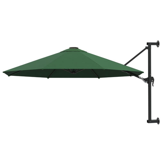 vidaXL Garden Parasol | Green | Polyester, Metal | 300 cm Diameter