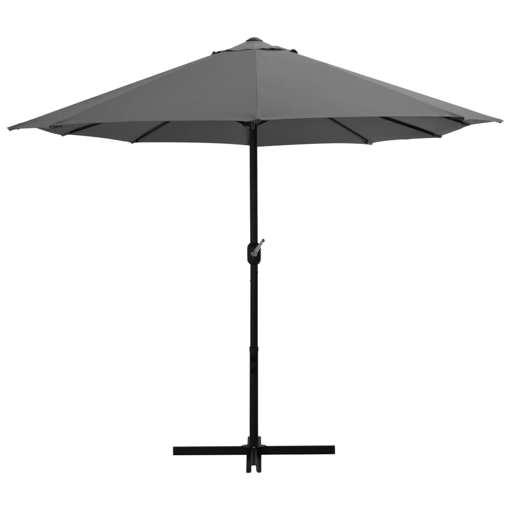 vidaXL Garden Parasol | Anthracite | Polyester, Aluminium | Extra Large