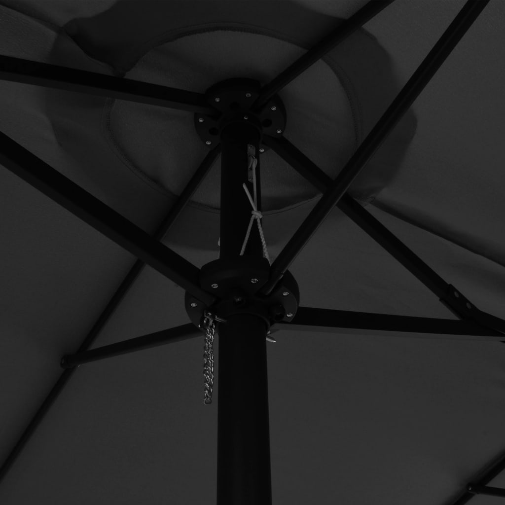 vidaXL Garden Parasol | Anthracite | Polyester, Aluminium | Extra Large