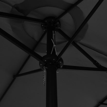 vidaXL Garden Parasol | Anthracite | Polyester, Aluminium | Extra Large