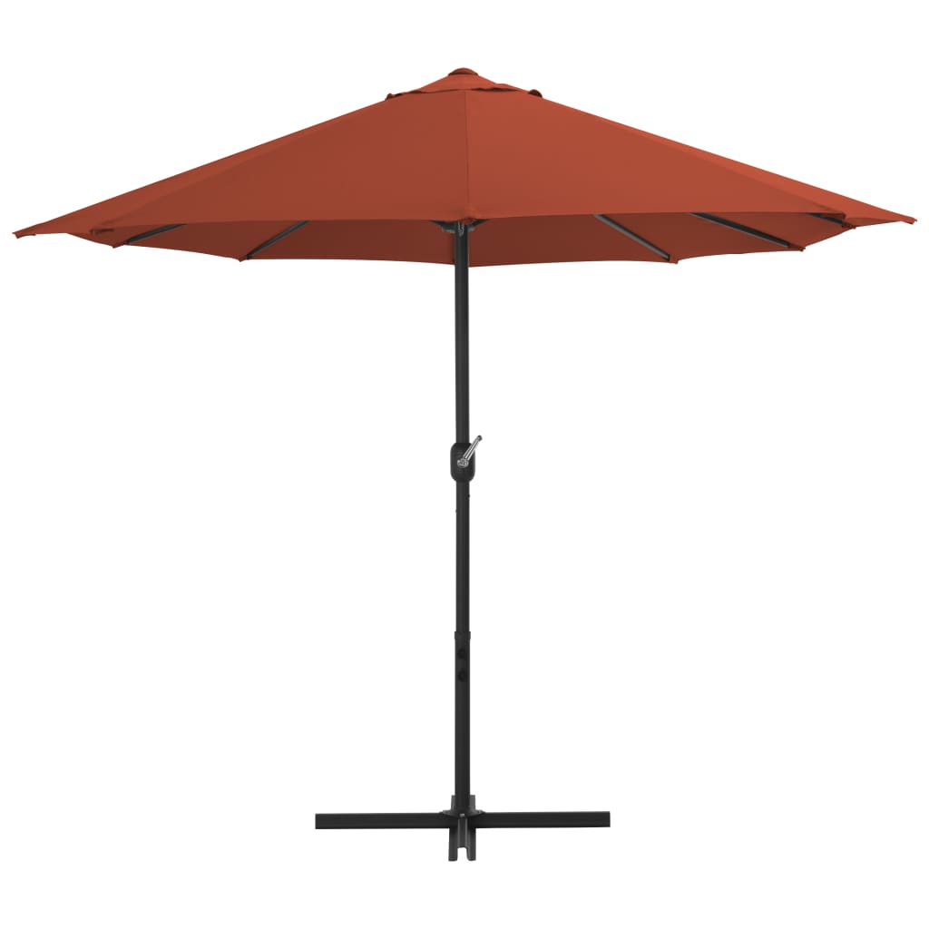 vidaXL Garden Parasol | Terracotta | Polyester | Extra Large