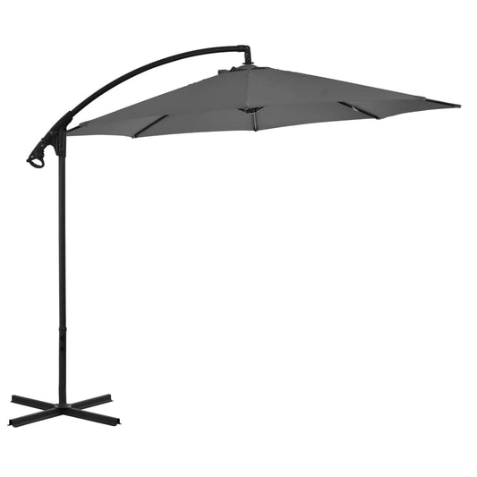 vidaXL Cantilever Garden Parasol | Anthracite | Polyester, Steel