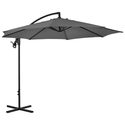 vidaXL Cantilever Garden Parasol | Anthracite | Polyester, Steel