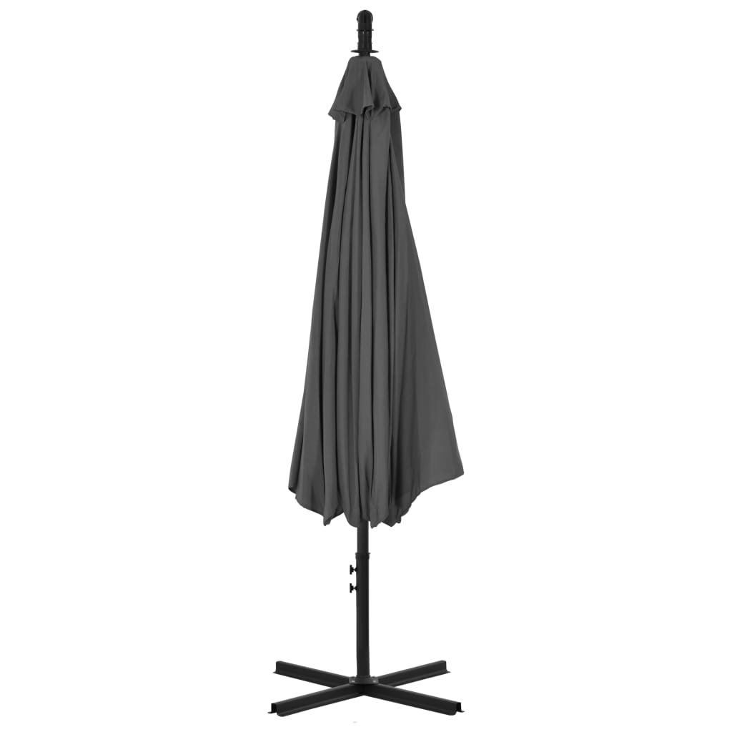 vidaXL Cantilever Garden Parasol | Anthracite | Polyester, Steel