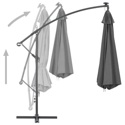 vidaXL Cantilever Garden Parasol | Anthracite | Polyester, Steel