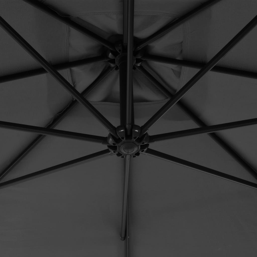 vidaXL Cantilever Garden Parasol | Anthracite | Polyester, Steel
