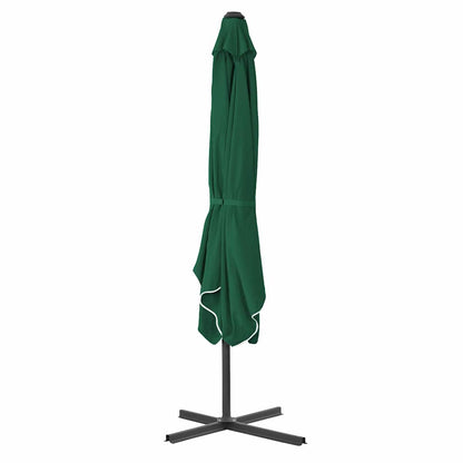 44881 vidaXL Outdoor Parasol with Steel Pole 250x250 cm Green