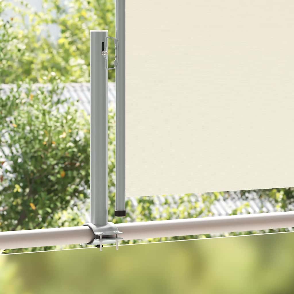 vidaXL Patio Retractable Side Awning 100 x 300 cm Cream