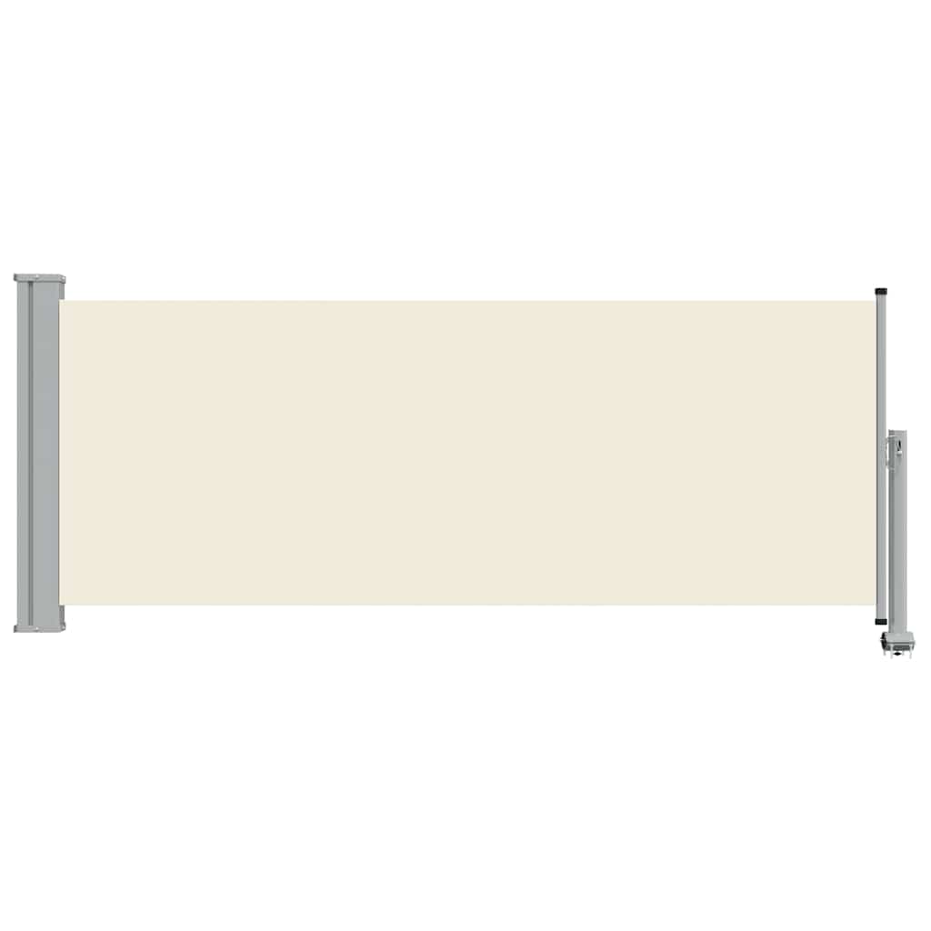 45185 vidaXL Patio Retractable Side Awning 100 x 300 cm Cream