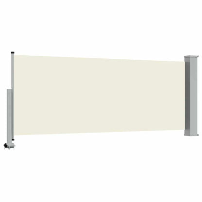 vidaXL Patio Retractable Side Awning 100 x 300 cm Cream