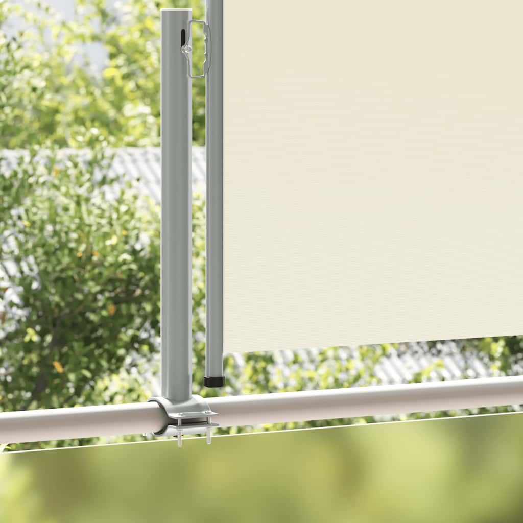 vidaXL Patio Retractable Side Awning 120 x 300 cm Cream