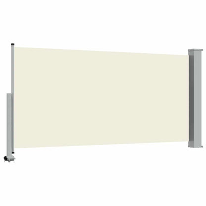vidaXL Patio Retractable Side Awning 120 x 300 cm Cream