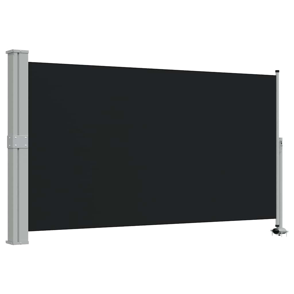 45190 vidaXL Patio Retractable Side Awning 140 x 300 cm Black