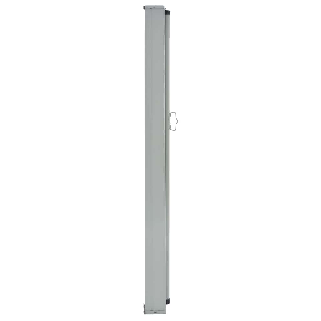 vidaXL Patio Retractable Side Awning 140 x 300 cm Black