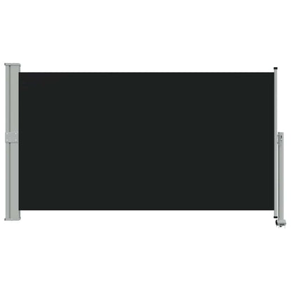 45190 vidaXL Patio Retractable Side Awning 140 x 300 cm Black