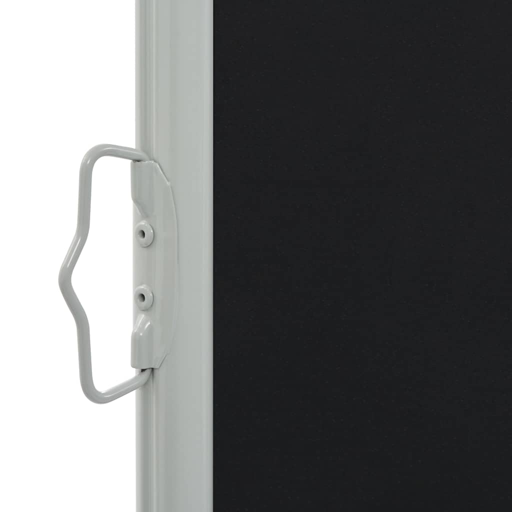 vidaXL Patio Retractable Side Awning 140 x 300 cm Black