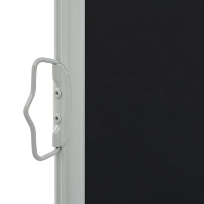 vidaXL Patio Retractable Side Awning 140 x 300 cm Black