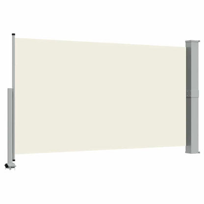 vidaXL Patio Retractable Side Awning 140 x 300 cm Cream