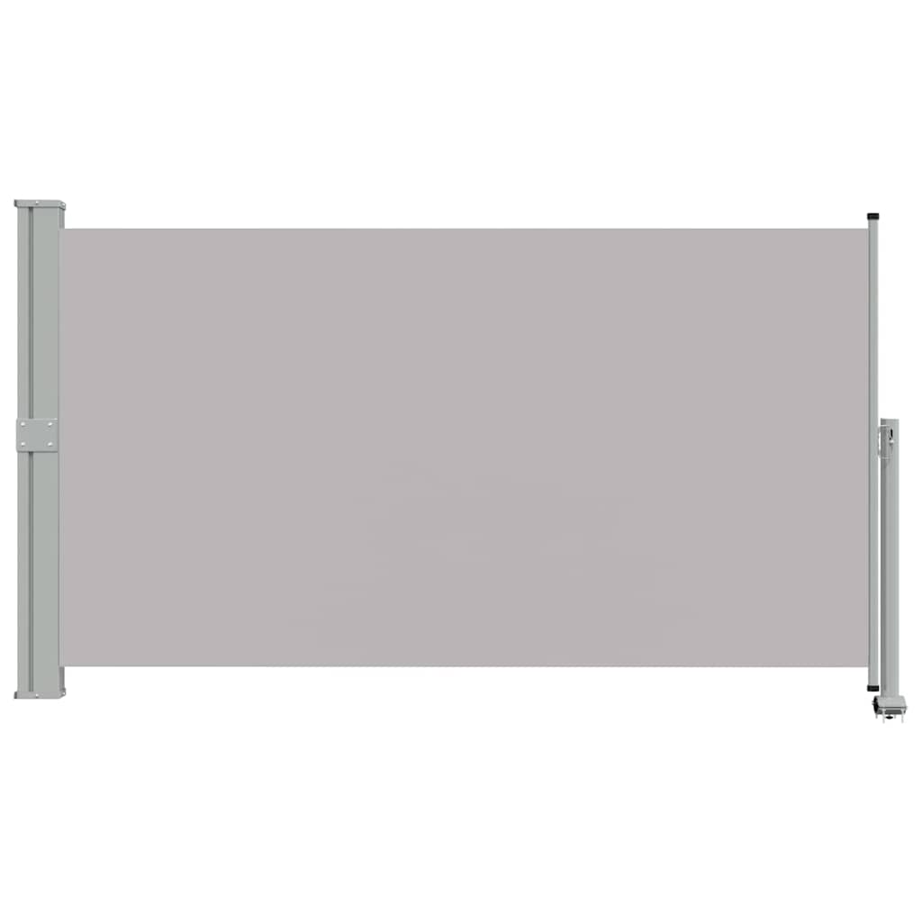 45192 vidaXL Patio Retractable Side Awning 140 x 300 cm Grey