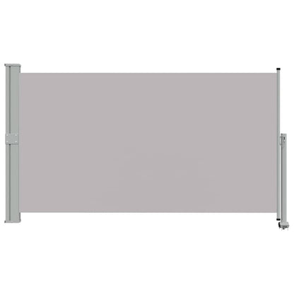 45192 vidaXL Patio Retractable Side Awning 140 x 300 cm Grey