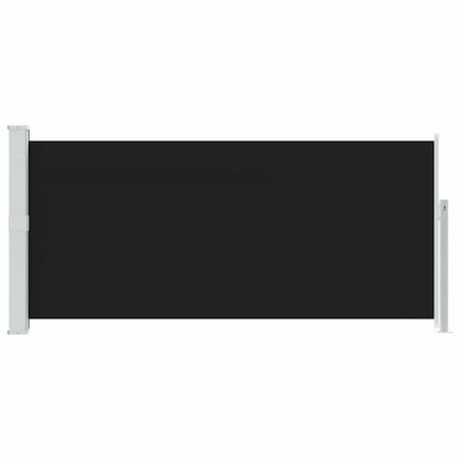 vidaXL Side Awning | Black | Polyester, Steel | 140 x 300 cm | Retractable