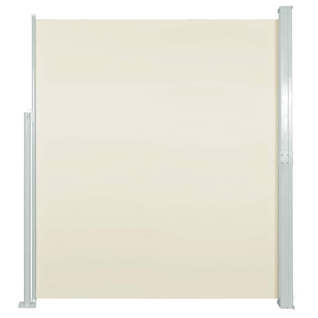 vidaXL Side Awning | Cream, Green Grey