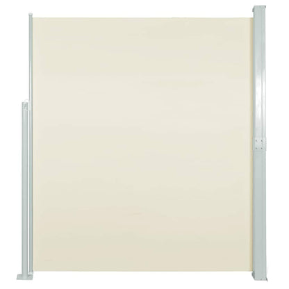 vidaXL Side Awning | Cream, Green Grey