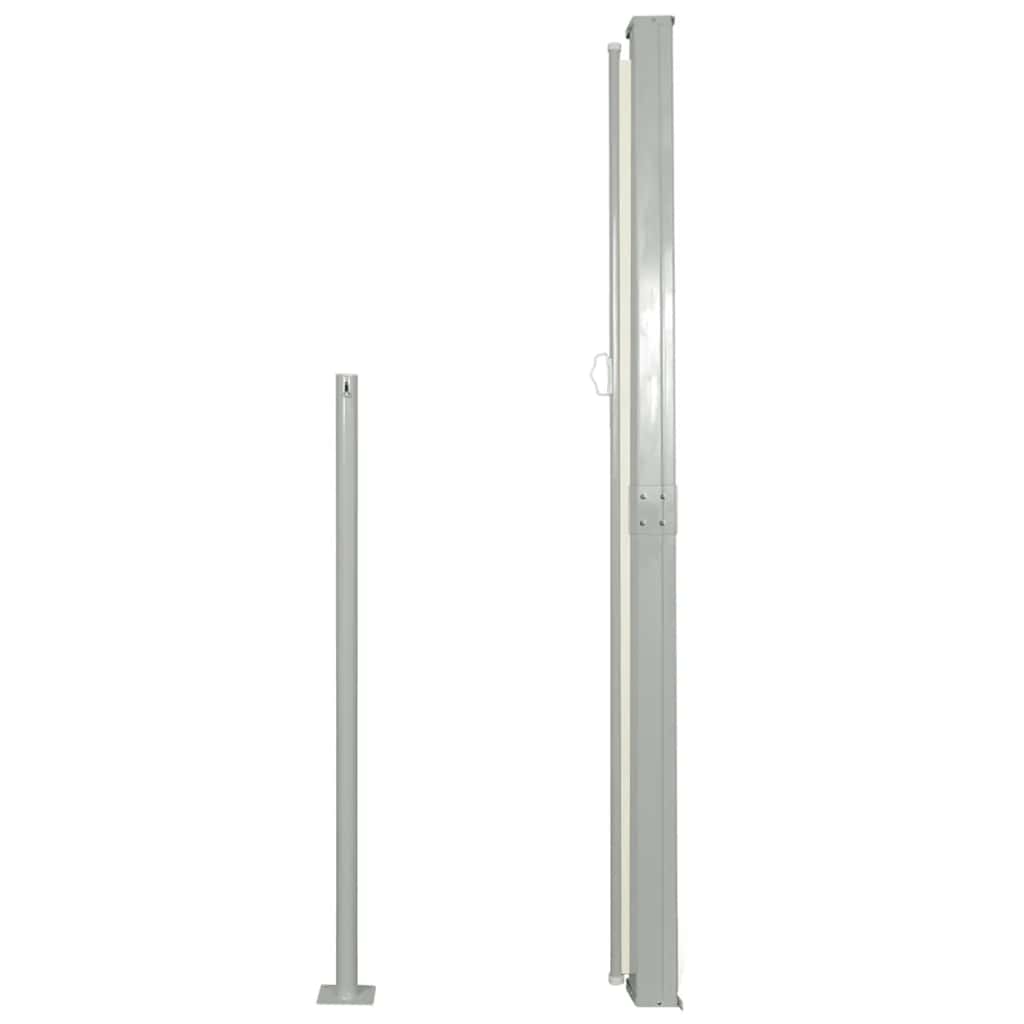 vidaXL Side Awning | Cream, Green Grey