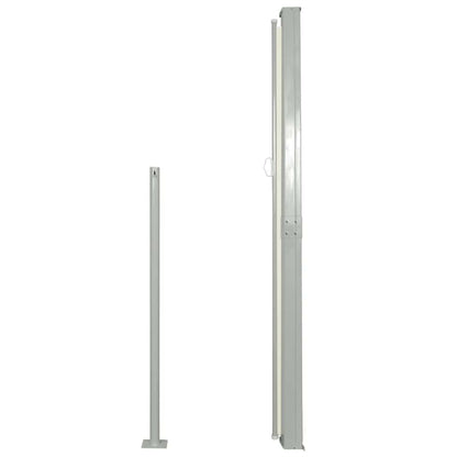 vidaXL Side Awning | Cream, Green Grey