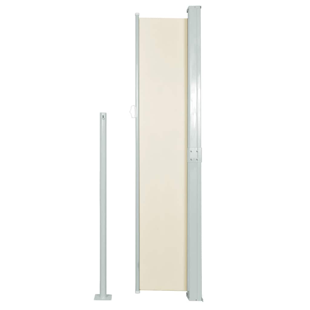 vidaXL Side Awning | Cream, Green Grey