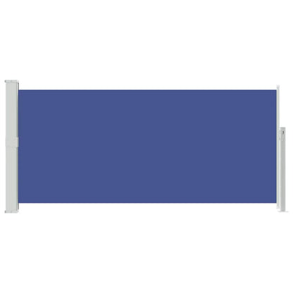 vidaXL Side Awning | Blue | Steel frame, 100% polyester fabric with PU coating
