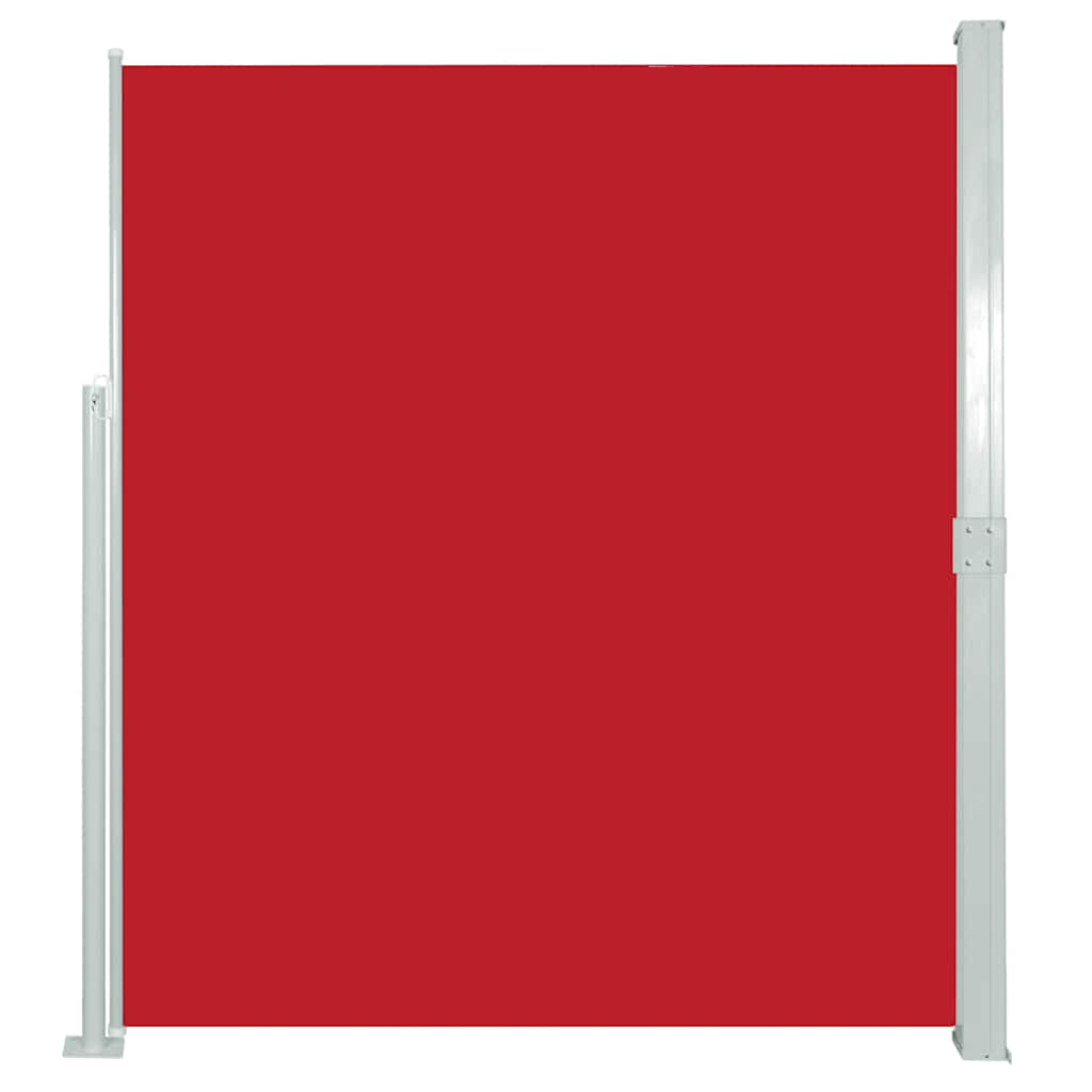 vidaXL Retractable Side Awning 140 x 300 cm Red