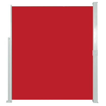 vidaXL Retractable Side Awning 140 x 300 cm Red