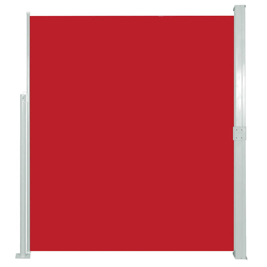 vidaXL Retractable Side Awning 140 x 300 cm Red