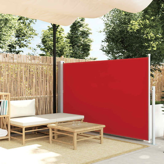 vidaXL Retractable Side Awning 140 x 300 cm Red