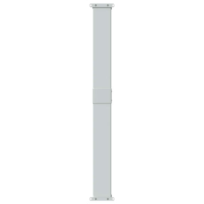 vidaXL Side Awning | Green grey | 100% Polyester fabric, Steel frame