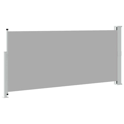 vidaXL Retractable Side Awning 140 x 314 cm Grey