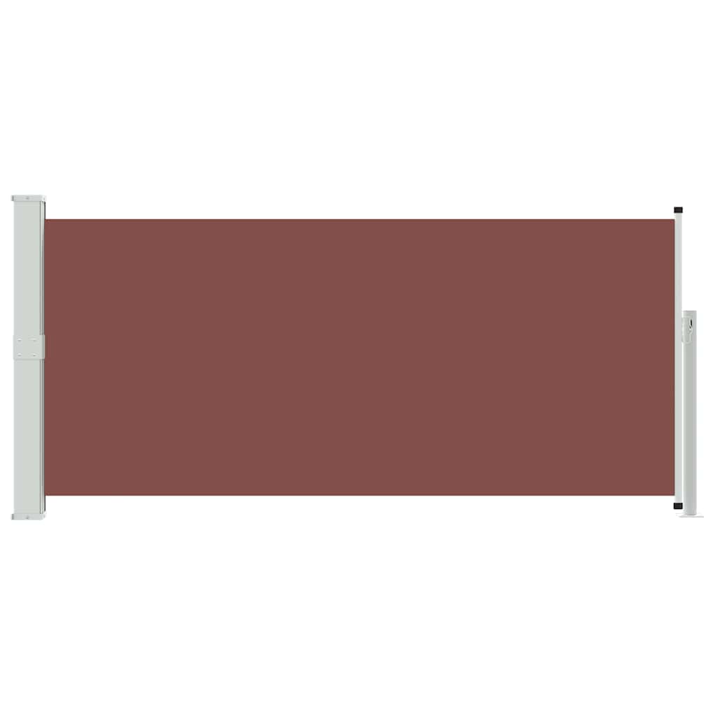 45358 vidaXL Retractable Side Awning 140 x 300 cm Brown
