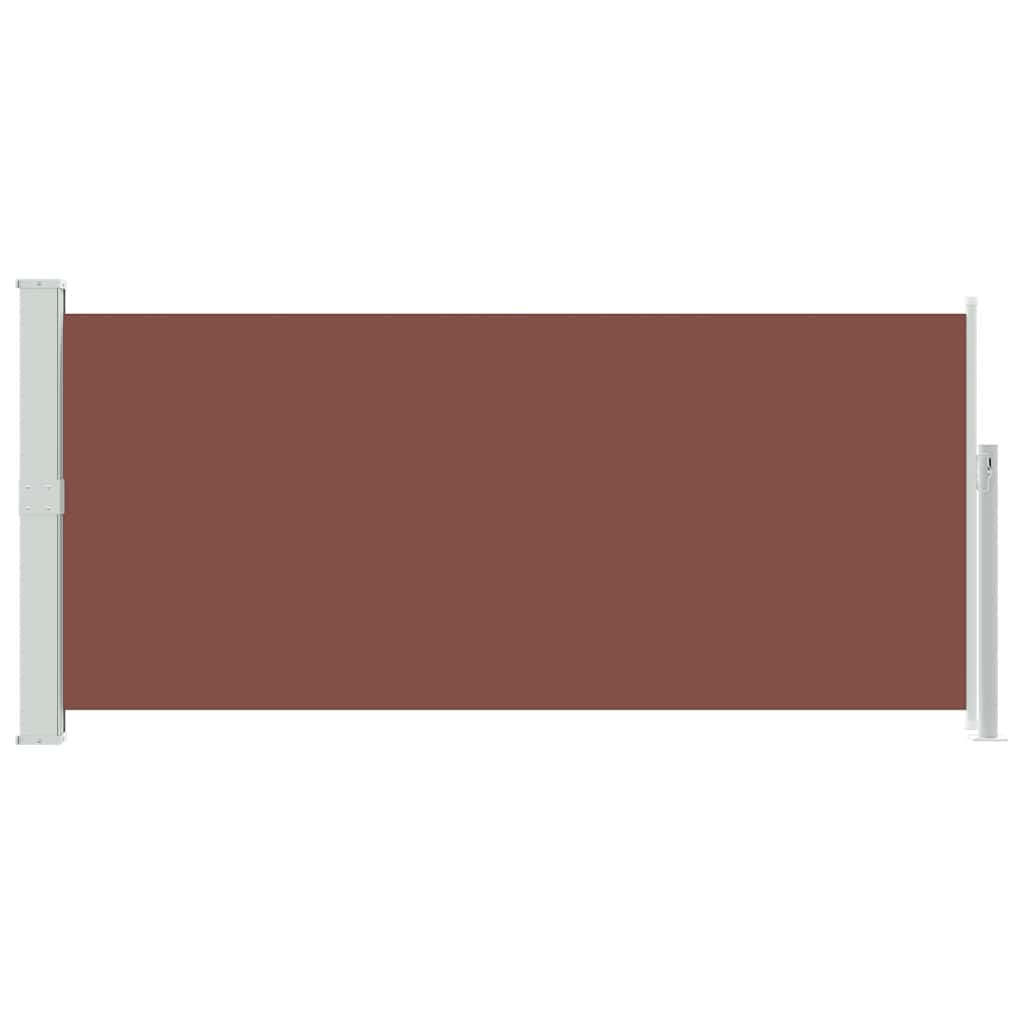 45358 vidaXL Retractable Side Awning 140 x 300 cm Brown